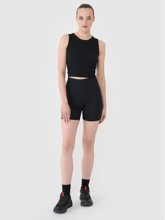 4F 4F Tank top MIDSHOP TEXTILE Czarny Slim Fit