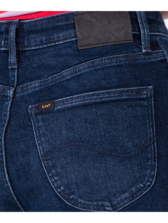 Lee Lee Jeansy 112339876 Granatowy Regular Fit