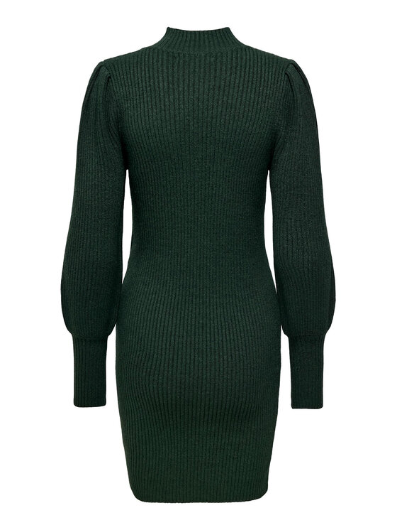 ONLY ONLY Rochie tricotată 15232502 Verde Comfort Fit