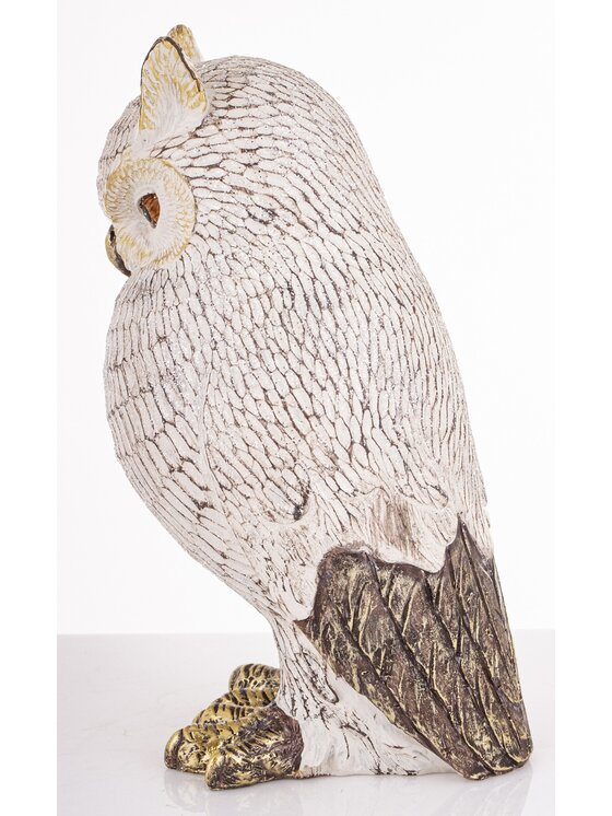 MIAhome MIAhome Figurka sowa NOCTUA-2 Biały