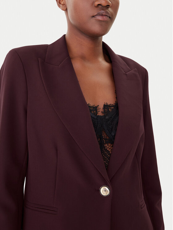 Maryley Maryley Suknjič 25IB187/M06/43BU Bordo rdeča Regular Fit