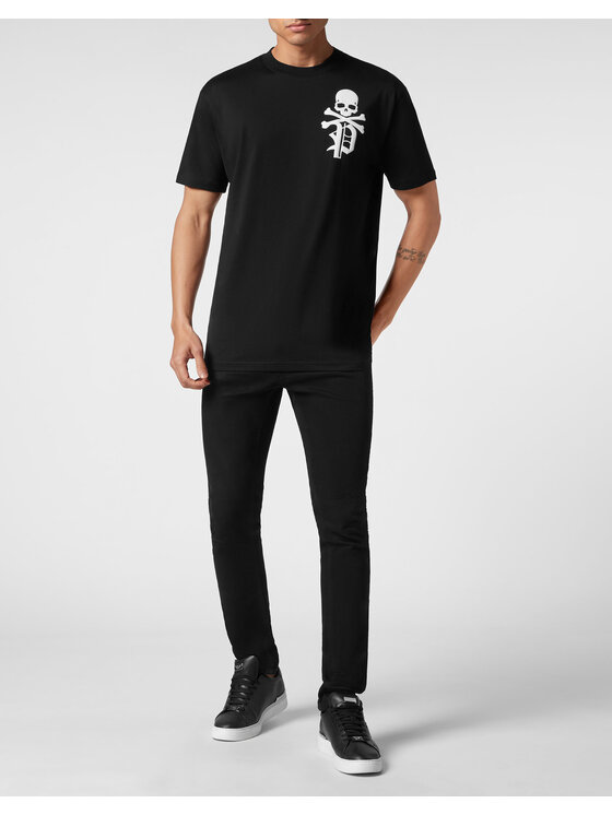 PHILIPP PLEIN PHILIPP PLEIN T-Shirt 429 Czarny Regular Fit