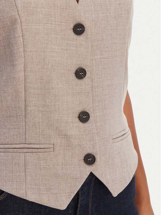 ONLY ONLY Костюмний жилет Linda 15336753 Бежевий Regular Fit