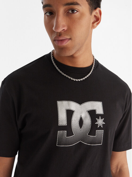 DC Shoes DC Shoes T-shirt Star Reflective EDYZT04346 Crna Regular Fit