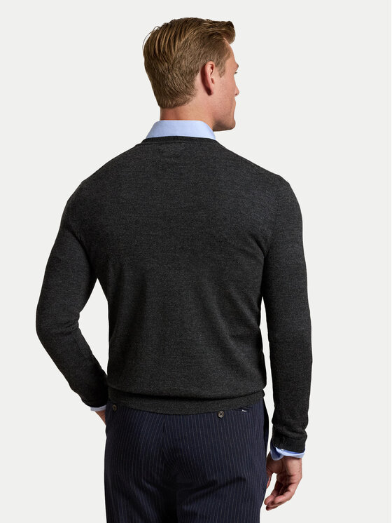 Polo Ralph Lauren Polo Ralph Lauren Svetr 710946142003 Šedá Slim Fit