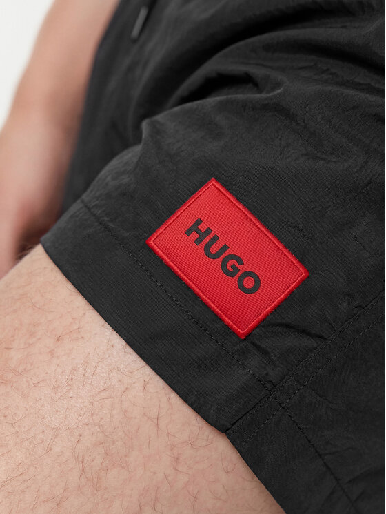 HUGO Hugo Kopalne hlače Dominica 50493450 Črna Regular Fit