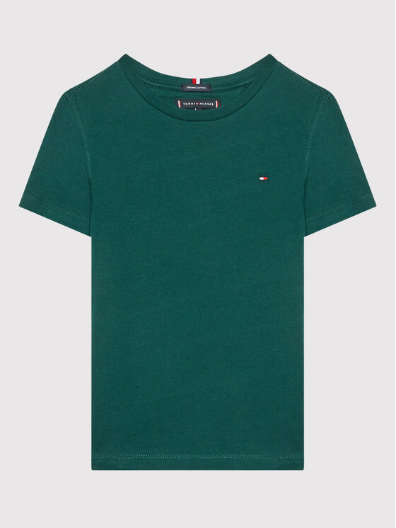 Tommy Hilfiger T-shirt Essential KB0KB06879 D Zelena Regular Fit