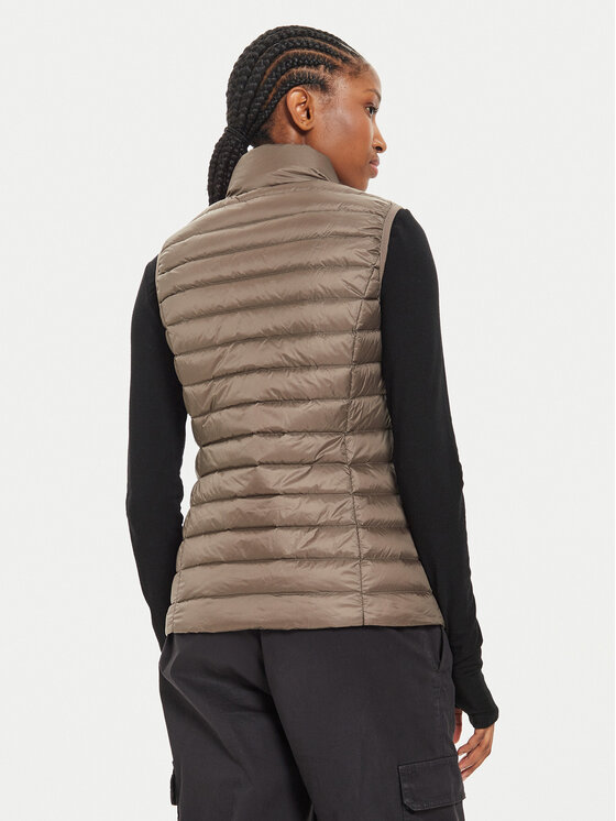 Jott Jott Bezrękawnik P000WDOW04-808_XS Brązowy Regular Fit