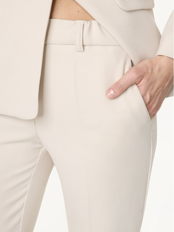KMX KMX Spodnie materiałowe 806430001 Beżowy Fitted Fit
