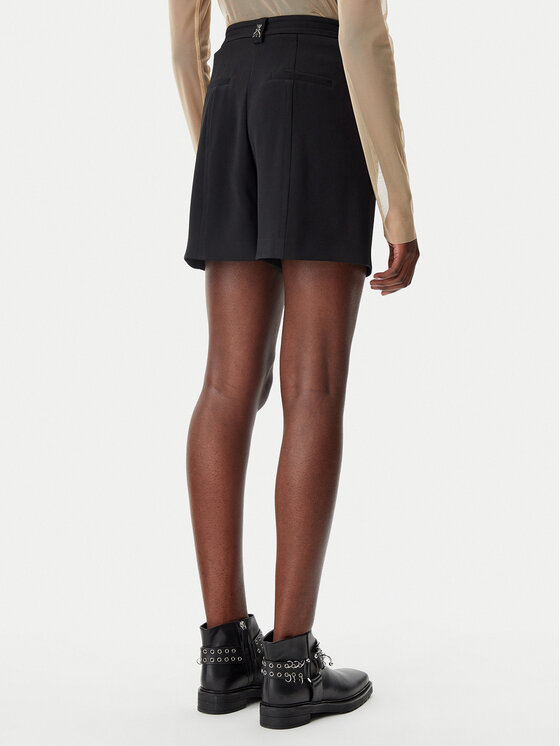 Patrizia Pepe Patrizia Pepe Bavlnené šortky 8P0697/A545-K103 Čierna Regular Fit