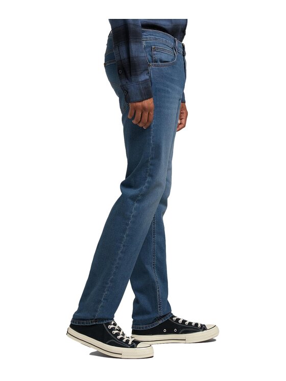 Lee Lee Jeansy DAREN ZIP FLY Niebieski Straight Fit