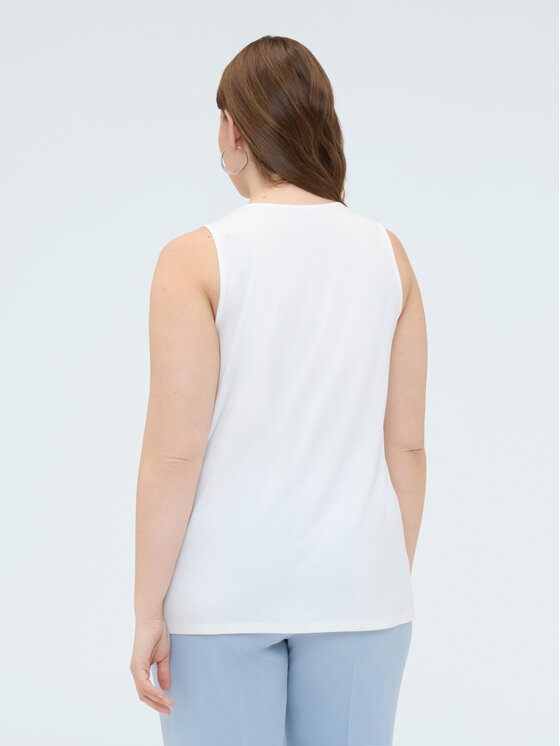 Fiorella Rubino Fiorella Rubino Top G0E5L009338N011 Biały Regular Fit