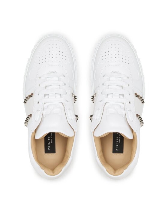 PHILIPP PLEIN PHILIPP PLEIN Sneakersy Studs AABS USC0183 PLE010N Biela