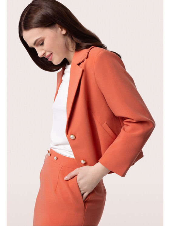 QUIOSQUE QUIOSQUE Sako 8SB001 Oranžová Regular Fit