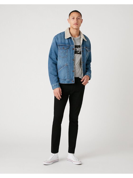 Wrangler Wrangler Jeans LARSTON Nero Slim Fit