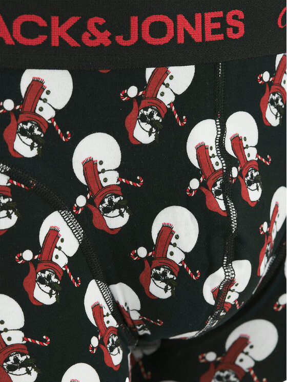 Jack & Jones Jack & Jones Set boxeri și șosete Snow Skulls Giftbox 12285138 Negru