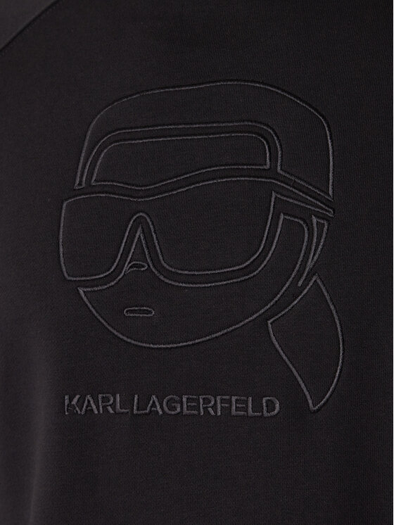 KARL LAGERFELD KARL LAGERFELD Pulóver 705024 561910 Fekete Regular Fit