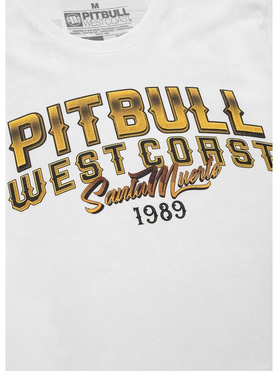 PITBULL PITBULL T-Shirt Koszulka Santa Muerte XXL Biały Regular Fit