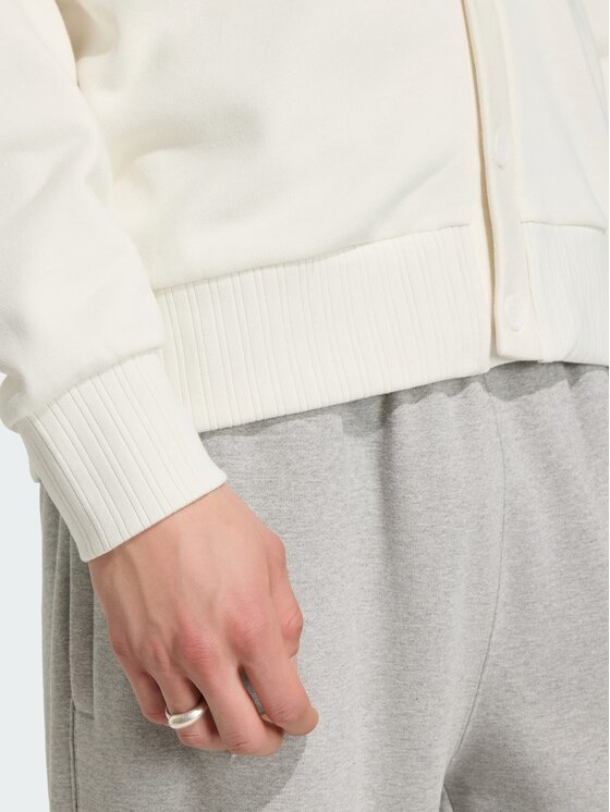 adidas adidas Kardigan 167877 Biały Loose Fit