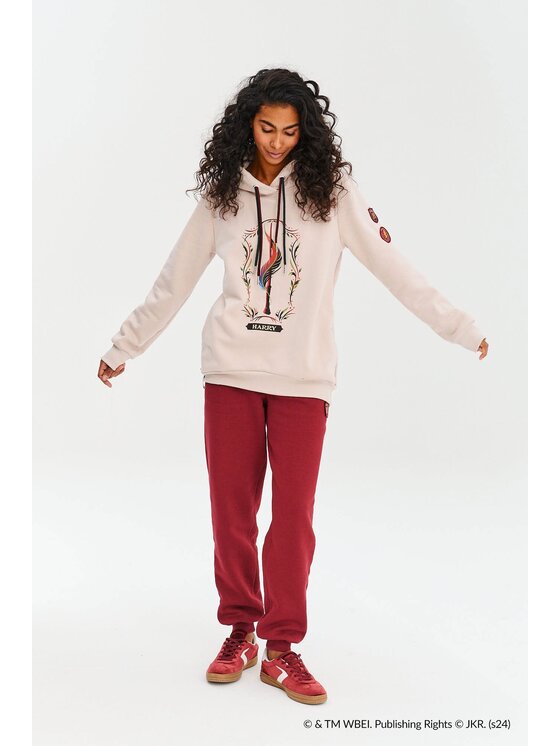 NAOKO NAOKO Bluza Harry's Wand Brązowy Regular Fit