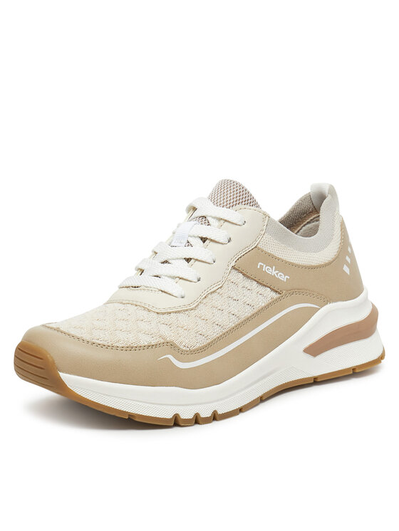 Rieker Rieker Sneakersy M6609-60 Béžová