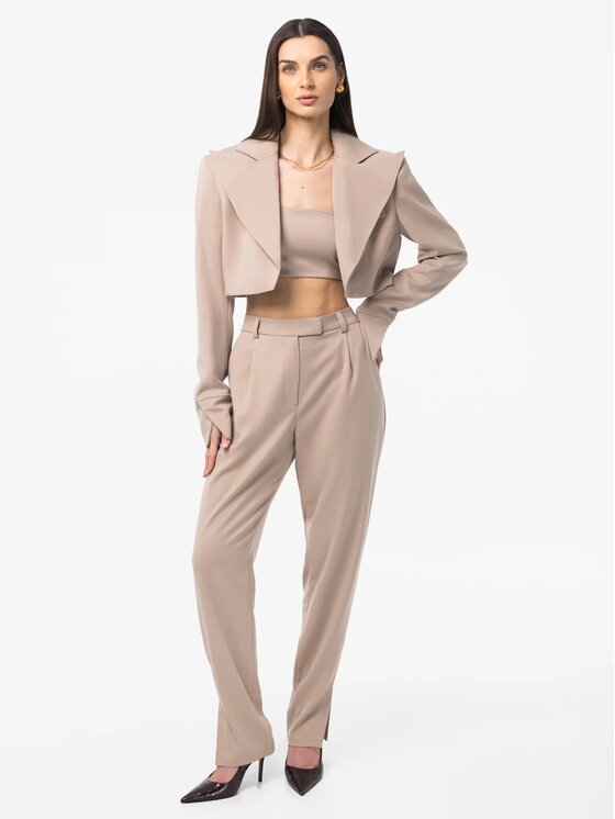 MANDRAGORA MANDRAGORA Pantaloni di tessuto Marlo Beige Regular Fit