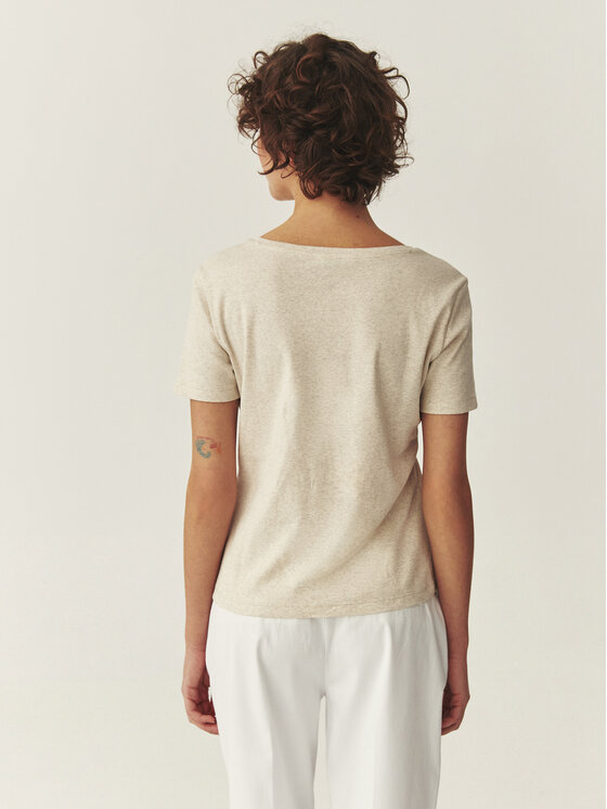 TATUUM TATUUM T-Shirt FINI Beżowy Classic Fit