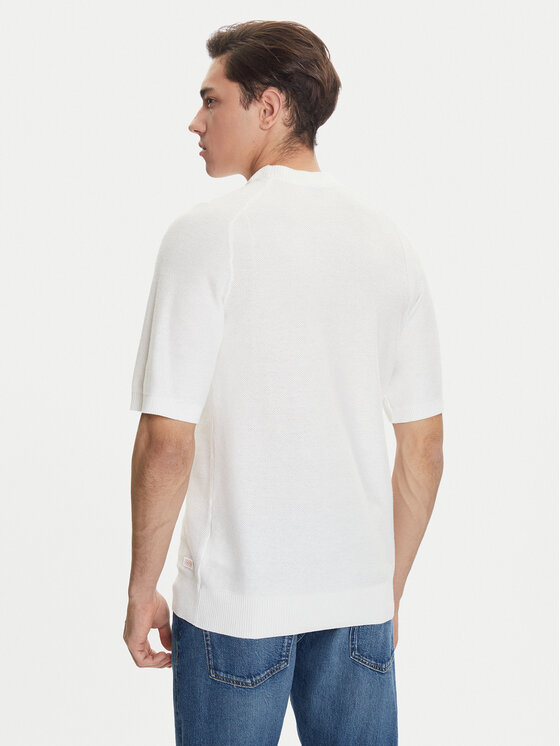 BOSS BOSS Pullover Kencel 50545678 Weiß Regular Fit