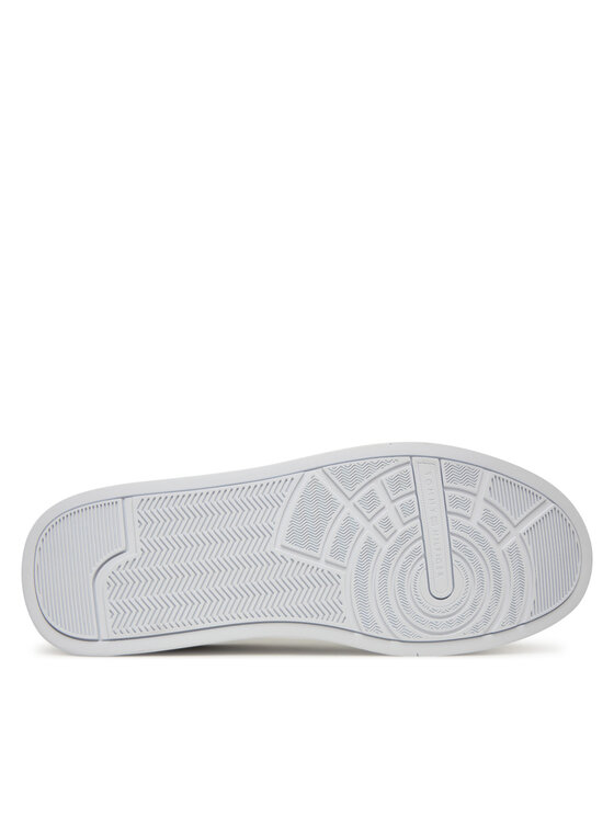 Tommy Hilfiger Tommy Hilfiger Sneakersy Th Court Zip FM0FM05730 Biały