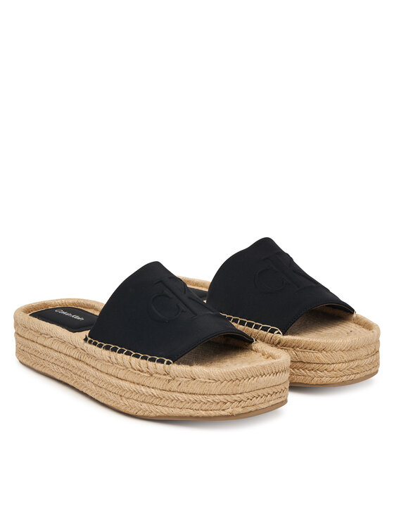 Calvin Klein Calvin Klein Espadrilles Ebeth HW0HW02894 Fekete