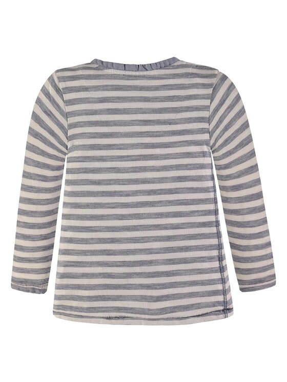 Kanz Kanz Bluzka 1833451-0001 Szary Basic Fit