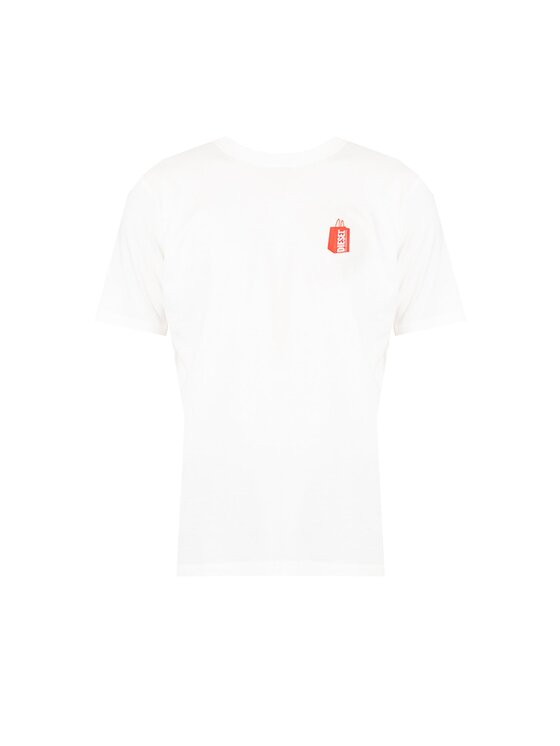 Diesel Diesel T-Shirt A12964-0KKAJ Λευκό Regular Fit