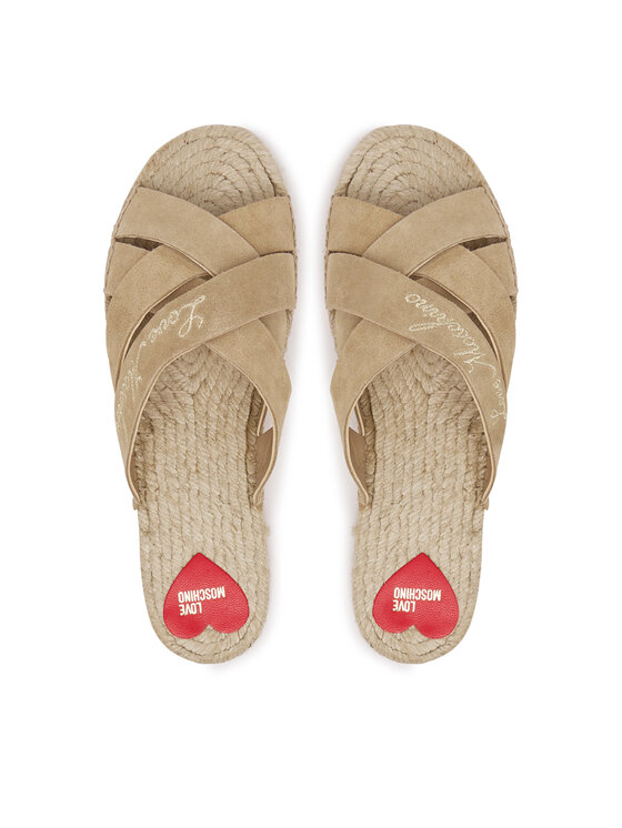 LOVE MOSCHINO LOVE MOSCHINO Papucs JA28362G0MIG0104 Bézs