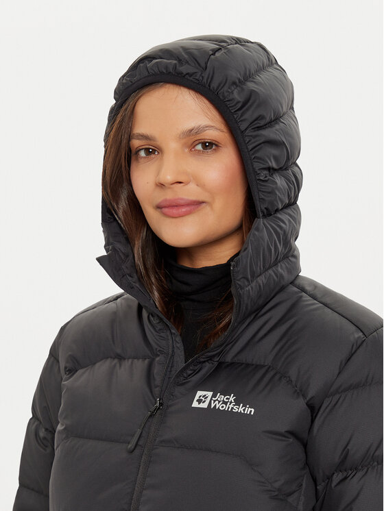 Jack Wolfskin Jack Wolfskin Pernata jakna Ather Down A60330 Crna Regular Fit