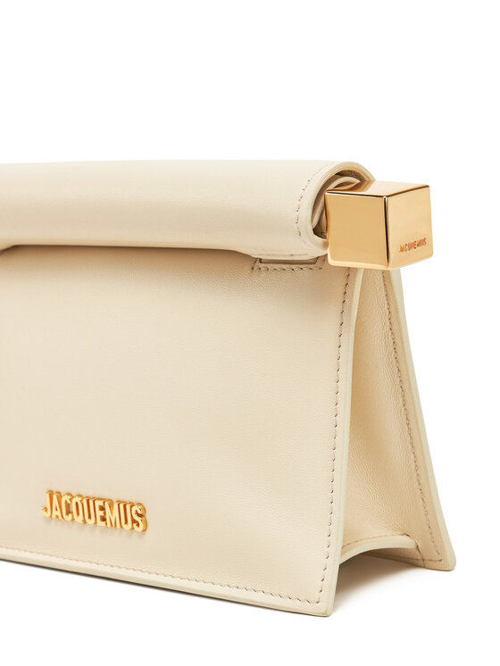 JACQUEMUS JACQUEMUS Geantă La Petite Pochette Rond C 241BA392-3171 Écru
