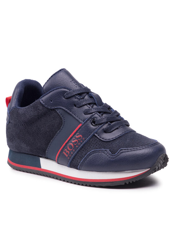 BOSS Boss Sneakersy J29262 S Granatowy