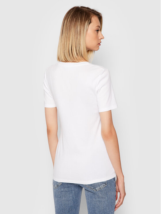 United Colors Of Benetton United Colors Of Benetton T-Shirt 3GA2E4230 Biały Regular Fit
