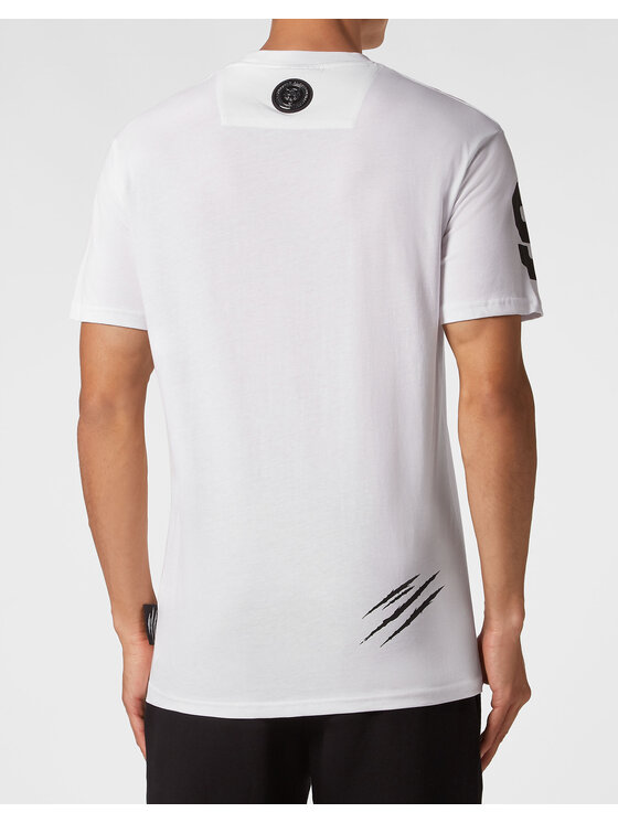 Plein Sport Plein Sport T-Shirt 1085 Biały Regular Fit