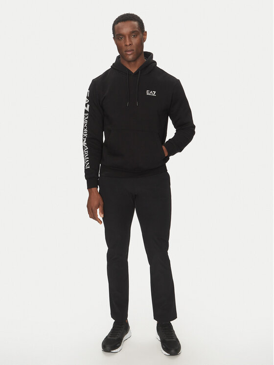 EA7 Emporio Armani EA7 Emporio Armani Mikina 7M000570 AF10377 MC001 Černá Regular Fit