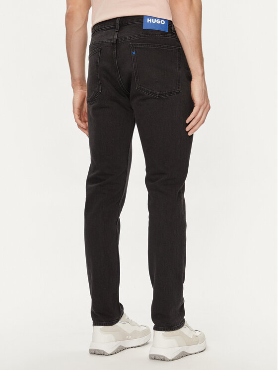 HUGO Hugo Farmer Ash 50511514 Fekete Slim Fit