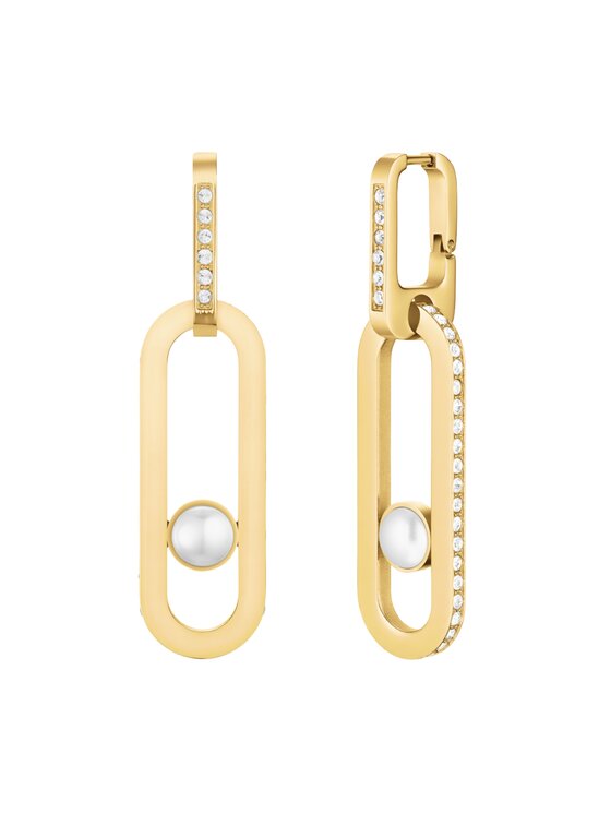 Rosefield Rosefield Kolczyki MODERN PEARL Złoty