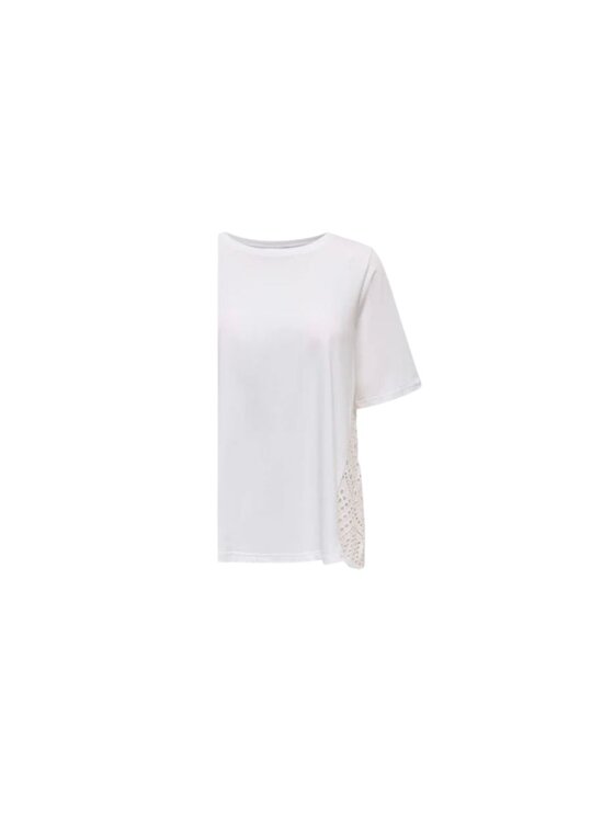 ONLY ONLY T-Shirt Onlpilla life ss emb Λευκό Regular Fit