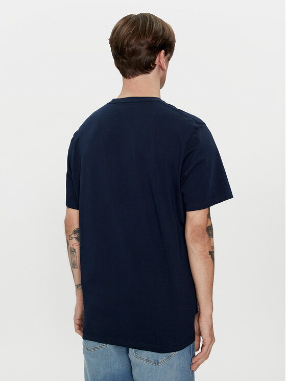 Wrangler Wrangler T-Shirt Logo 112350524 Tmavomodrá Regular Fit
