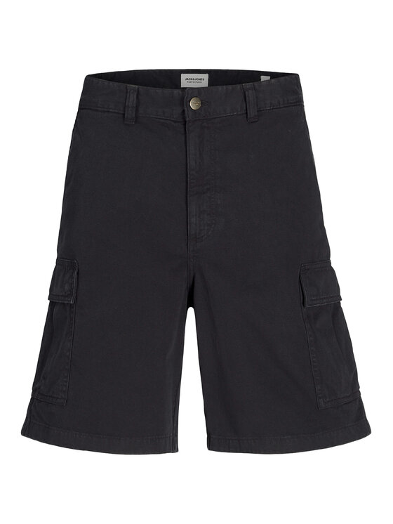 Jack & Jones Jack & Jones Pantalon scurți din material Karl 12269374 Negru Loose Fit