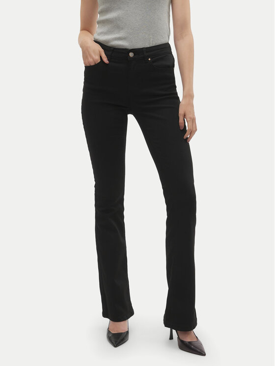 Vero Moda Vero Moda Farmer Flash 10305103 Fekete Flared Fit