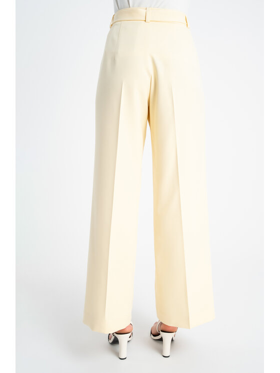 CLICK CLICK Παντελόνι υφασμάτινο 30-406 Κίτρινο Relaxed Fit