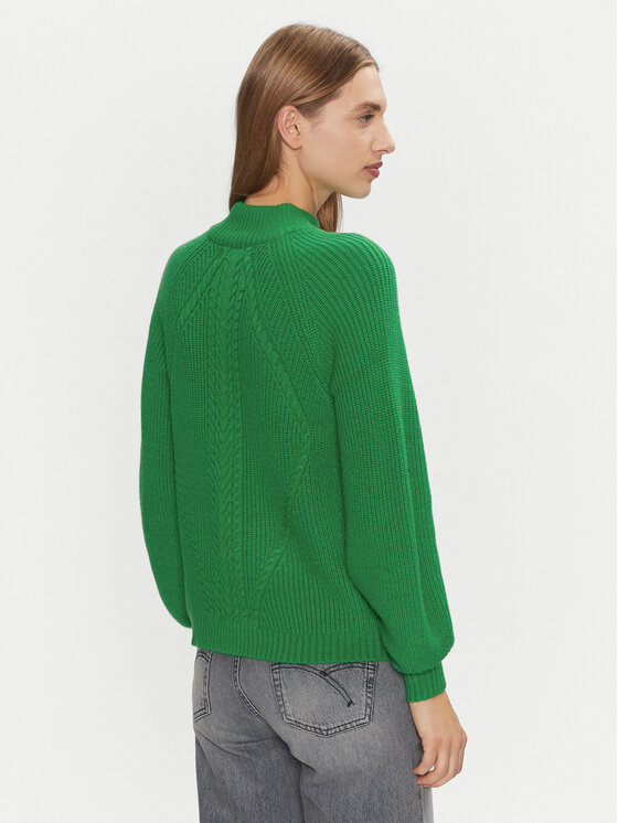 ONLY ONLY Golf Katia 15324678 Zielony Regular Fit
