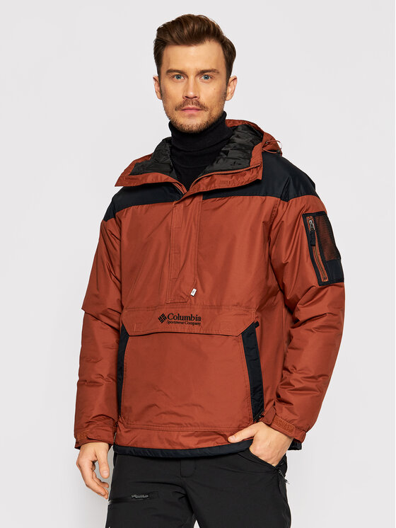 Columbia Columbia Анорак Challenger 1698431 Кафяв Regular Fit