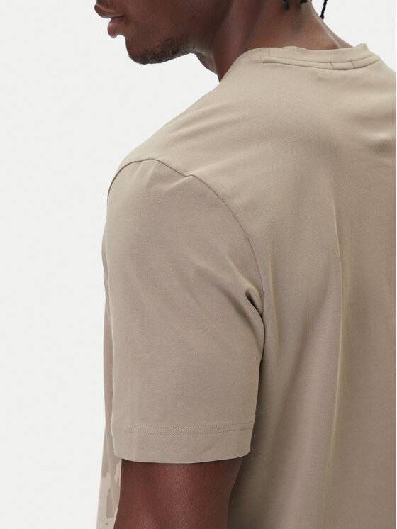 BOSS BOSS T-krekls Tchup 50473278 Bēšs Relaxed Fit