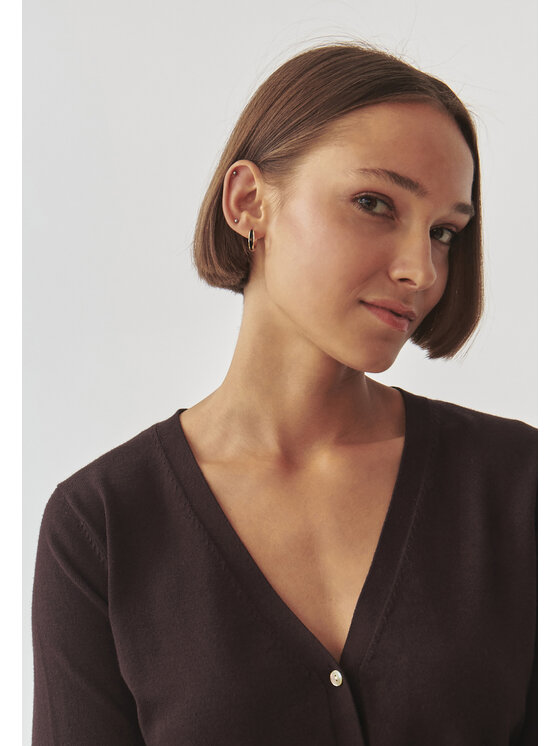 TATUUM TATUUM Sweter VERA Brązowy Classic Fit